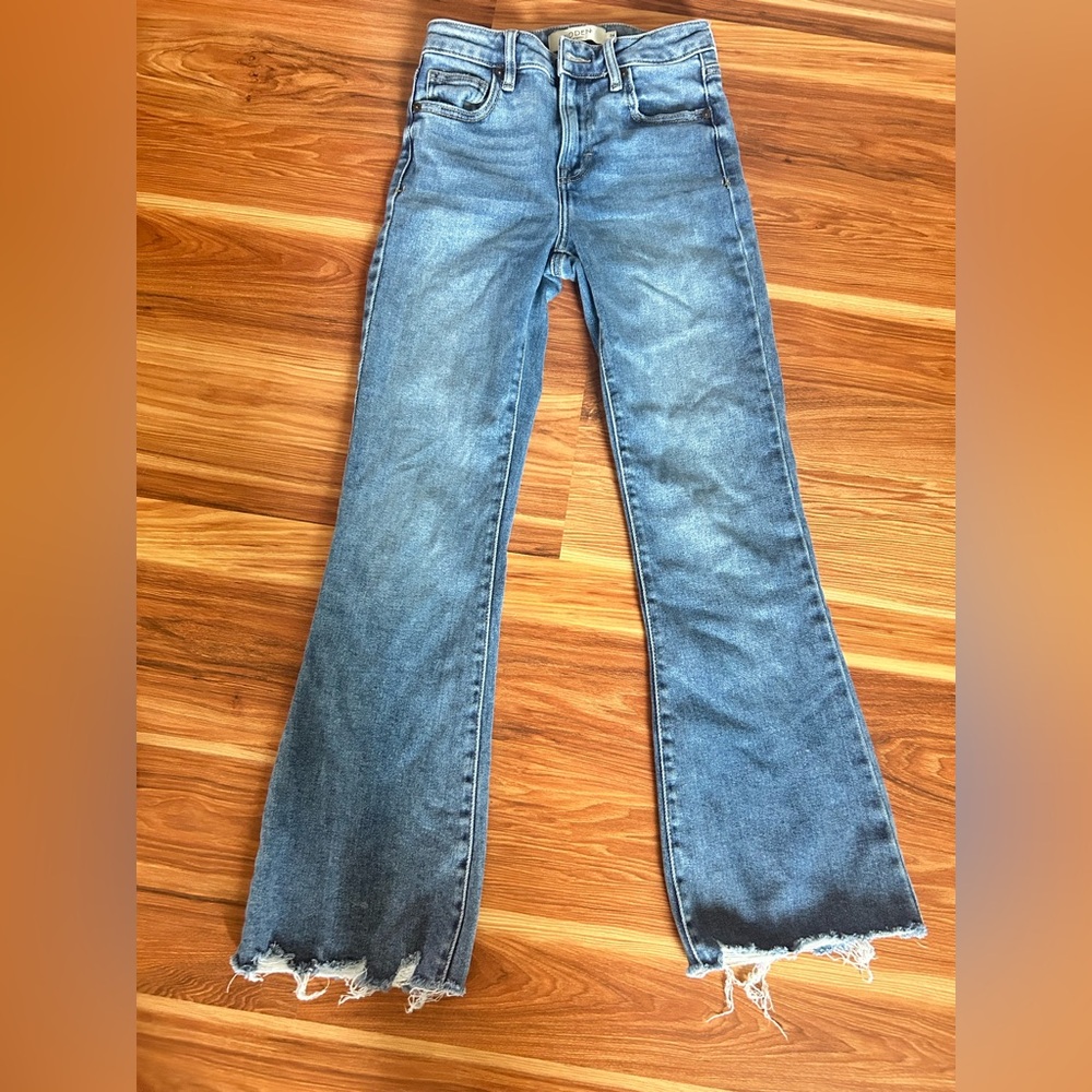 HIDDEN Cropped Flare Jeans Size 24